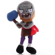 (#2 Hammer)30cm122" Plants Vs Zombies Plush Toys Hats Pirate Duck Plush Stuffed Doll Toy