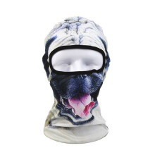 (Black)3d Outdoor Cycling Fishing Sports Mask Face Sunscreen Head Cover Liner Hats