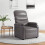 VidaXL vidaXL Massagesessel Grau Kunstleder 1