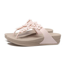 (Pink,37Foot Length23.5cm/9.4in)Wedge Flip Flops Sandals Thick Sole Open Toe Shoes For Women Beach Home Summer