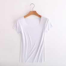(White,L)Hot Short Sleeves Sexy Women Basic Tees Clubwear Tops Cropped Blouse Tshirt