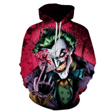 (#6 Rose Red,Tag 4XL=US 2XL)Suicide Squad 2 Harley Quinn 3d Hoodie Jacket Sweatshirts Costume Coat