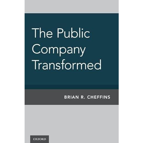 Public Company Transformed by Brian Cheffins Hardcover Book