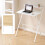 (White) Levede Folding Portable Computer Workstation 1