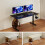 (Black) Levede 160cm Electric Height Adjust. Standing Desk 1