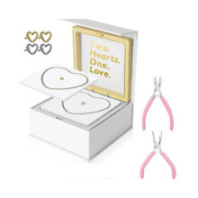 (Silver Golden) Permanent Bracelet Kit Forever Bracelet Making for Couples Gift Friendship Bracelet DIY Locked Bracelet Valentine's Day Jewelry Gift