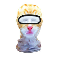 (Yellow)3d Outdoor Cycling Fishing Sports Mask Face Sunscreen Head Cover Liner Hats