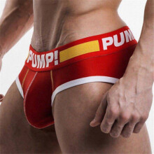 (Red,M)Briefs Men Low Waist Sexy Hip Lift Sports Trend Premium Quality Versatile Gift