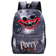 (Starry Grey)Mochila Poppy Playtime infantil meninos meninas estudante bolsa escolar mochila de presente de viagem