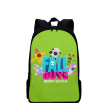 (C)Mochila escolar Fall Guys 3dfashion para alunos do ensino fundamental e médio
