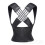 (Black,2XL)Anti Camel Sitting Posture Correction Belt Back Posture Corrector Adjustable 1