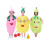(Pear)Kids Fruit Vegetable Halloween Cosplay Costume Suit Stage Performance Costume 2