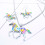 (Silver)Dripping Rainbow Pony Pendant Earrings Necklace Set Retro Accessories Gradient 5