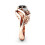 (rose gold,8)Luxury Ring Wedding Promise Ring Ring Wave 2