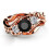 (rose gold,7)Luxury Ring Wedding Promise Ring Ring Wave 3