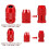 Drill Depth Stop for Drill Bits Adjustable Drill Stop Applicable Drill Size Range 5/64"-3/16",15/64"-7/16" Tools 2pc 1