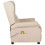 VidaXL vidaXL Massagesessel Creme Stoff 3