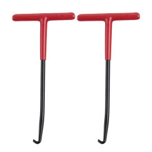 2pcs Exhaust Spring Puller Tool Motorcycle Exhaust Spring Hooks, T Handle Exhaust Spring Hooks Snowmobile Spring Puller
