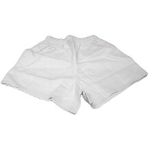 (28R, White) Carta Sport Mens Rugby Shorts