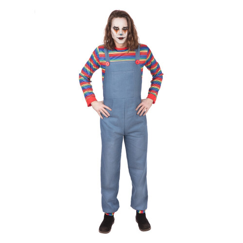(M, Multicoloured) Bristol Novelty Mens Denim Demon Costume