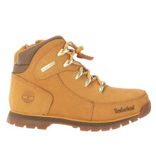 (1 UK, Wheat) Timberland Boys Euro Rock Nubuck Waterproof Mid Boots
