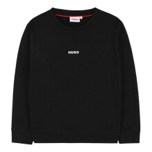 (10 Years, Black) Hugo Boys Crew Neck Regular Sweatshirt