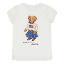 (7 Years, White) Ralph Lauren Childrens/Kids Polo Bear T-Shirt