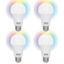 Smart Wi-Fi LED Bulbs, 4-Pack, Voice Control, Dimmable