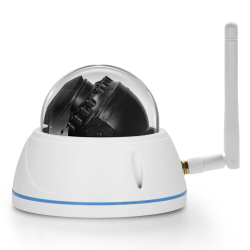 Caméra dôme extérieure Wi-Fi, Full HD, vision nocturne, IP55