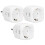 Intelligente WLAN-Steckdose mit Energiemonitor, 3er-Pack, 16 A 3680 W 1