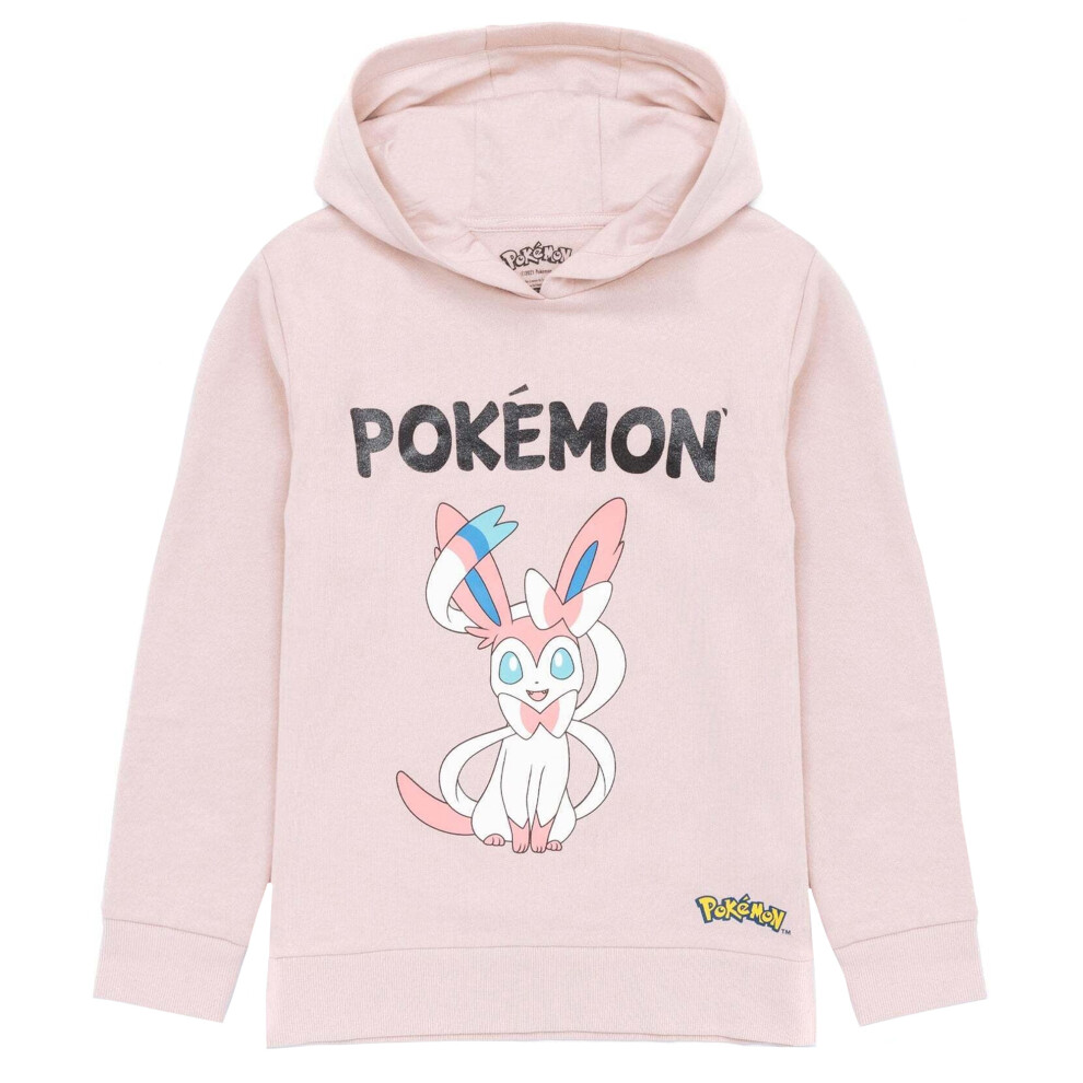 Pokémon (7-8 Years, Lilac) Pokemon Girls Sylveon Hoodie