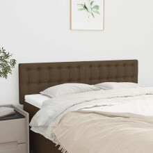 vidaXL Kopfteile Dunkelbraun 144x5x78/88 cm Stoff
