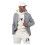 (S, Grey) Jack Wills Mens Logo Jersey Blazer 1