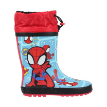 (13 UK Child, Red/Blue) Spider-Man Childrens/Kids Wellington Boots