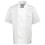 Premier (5XL, White) Premier Unisex Studded Front Short Sleeve Chefs Jacket 1