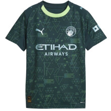 (7-8 Years, Green) Puma Childrens/Kids 25/26 Manchester City FC Jersey