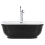 Beliani Freestanding Bathtub TESORO 1700 x 770 mm Black 1