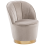 Beliani Armchair ALBY Velvet Light Beige 1