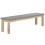 Beliani Garden Bench OSTUNI 160 cm Concrete Grey 1