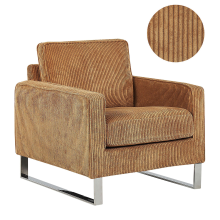 Armchair VIND Corduroy Light Brown