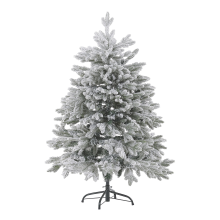 Artificial Snowy Christmas Tree FORAKER 120 cm White