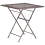 Beliani Bistro Table BORMIO 70 cm 70 cm Metal Black 1