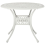 Beliani Bistro Table ANCONA 90 cm 90 cm Metal Off-White 1