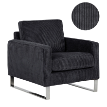 Armchair VIND Corduroy Black