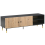 Beliani TV Stand ABILEN Brown/Black 1