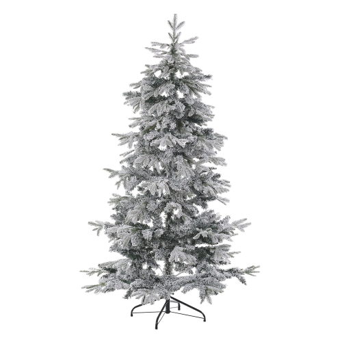Beliani Artificial Snowy Christmas Tree TOMICHI 180 cm White