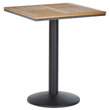 Bistro Table PALMI 60 cm 60 cm Wood-like Brown