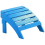Beliani Garden Footstool ADIRONDACK Blue 1