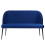 Beliani Dining Bench 2 Seater OSBY Velvet Navy Blue 1