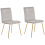 Beliani Set of 2 Dining Chairs RUBIO Velvet Grey 1